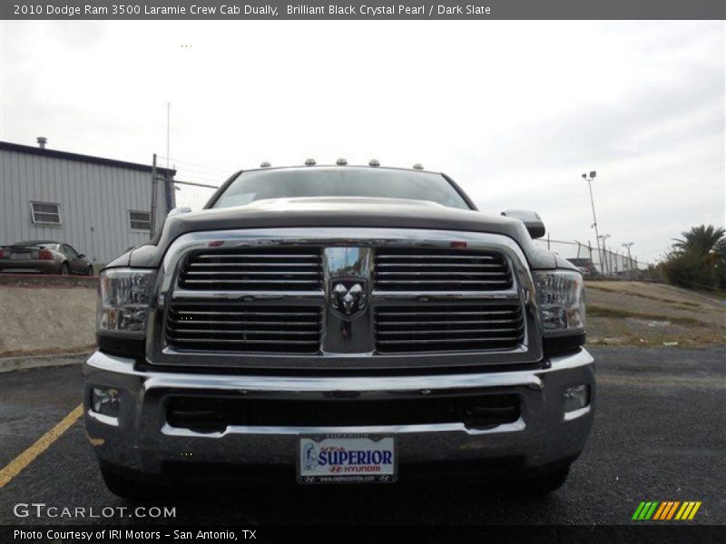 Brilliant Black Crystal Pearl / Dark Slate 2010 Dodge Ram 3500 Laramie Crew Cab Dually