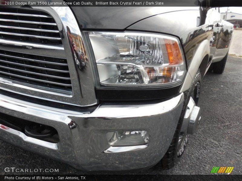 Brilliant Black Crystal Pearl / Dark Slate 2010 Dodge Ram 3500 Laramie Crew Cab Dually
