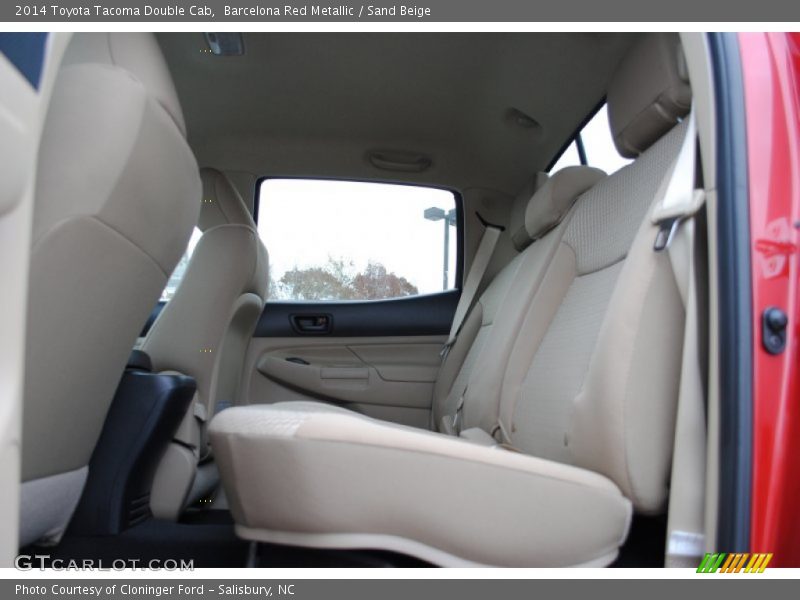 Barcelona Red Metallic / Sand Beige 2014 Toyota Tacoma Double Cab