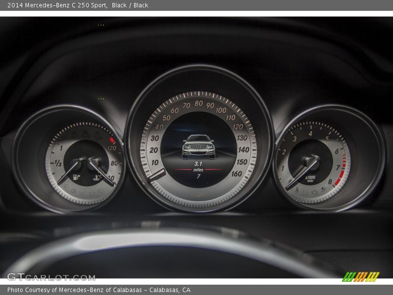 Black / Black 2014 Mercedes-Benz C 250 Sport