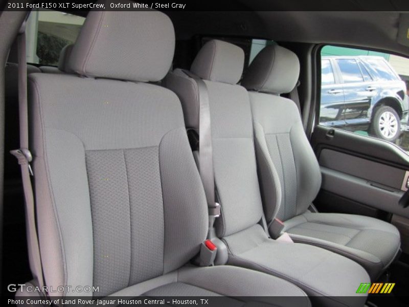 Oxford White / Steel Gray 2011 Ford F150 XLT SuperCrew