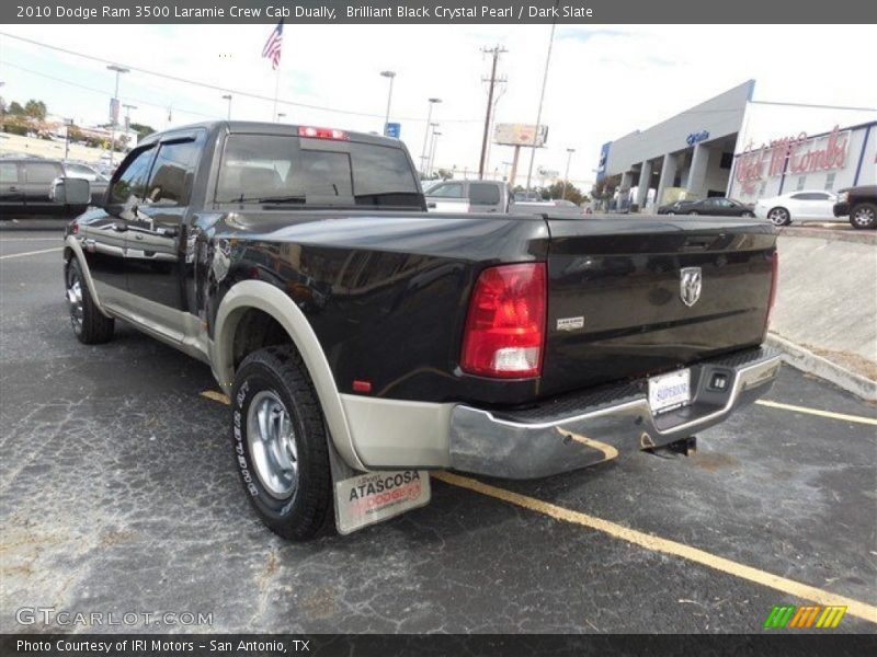 Brilliant Black Crystal Pearl / Dark Slate 2010 Dodge Ram 3500 Laramie Crew Cab Dually