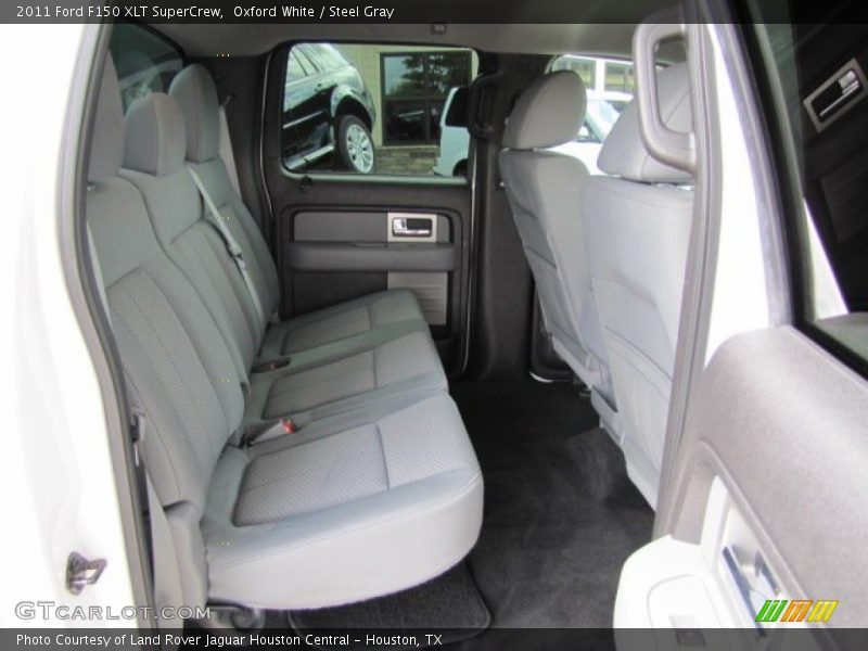 Oxford White / Steel Gray 2011 Ford F150 XLT SuperCrew
