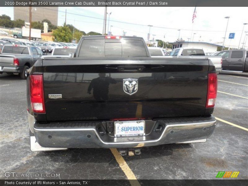 Brilliant Black Crystal Pearl / Dark Slate 2010 Dodge Ram 3500 Laramie Crew Cab Dually