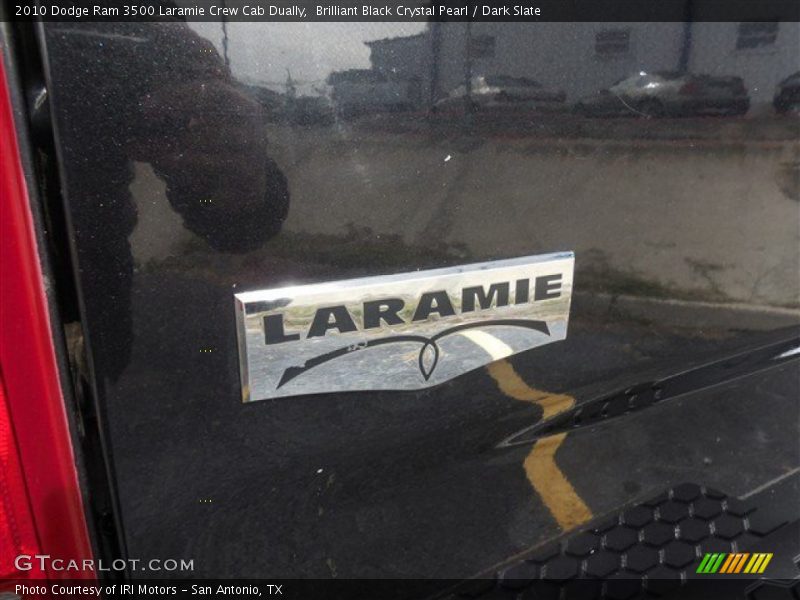 Brilliant Black Crystal Pearl / Dark Slate 2010 Dodge Ram 3500 Laramie Crew Cab Dually