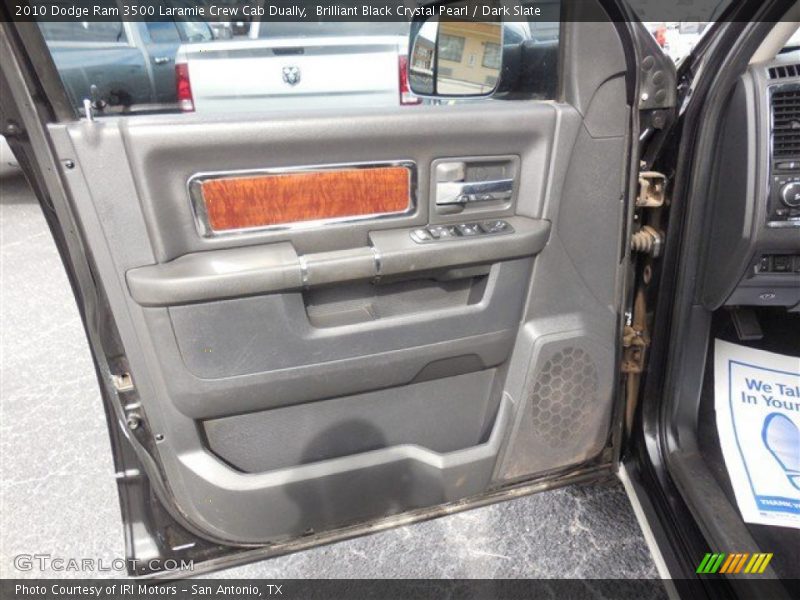 Brilliant Black Crystal Pearl / Dark Slate 2010 Dodge Ram 3500 Laramie Crew Cab Dually