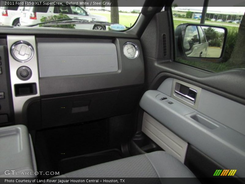 Oxford White / Steel Gray 2011 Ford F150 XLT SuperCrew