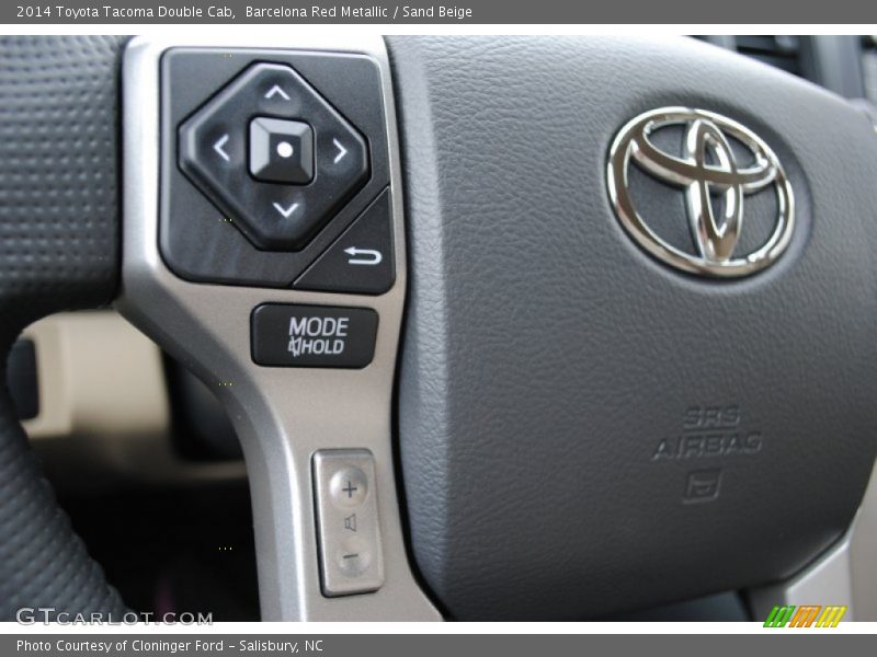 Barcelona Red Metallic / Sand Beige 2014 Toyota Tacoma Double Cab