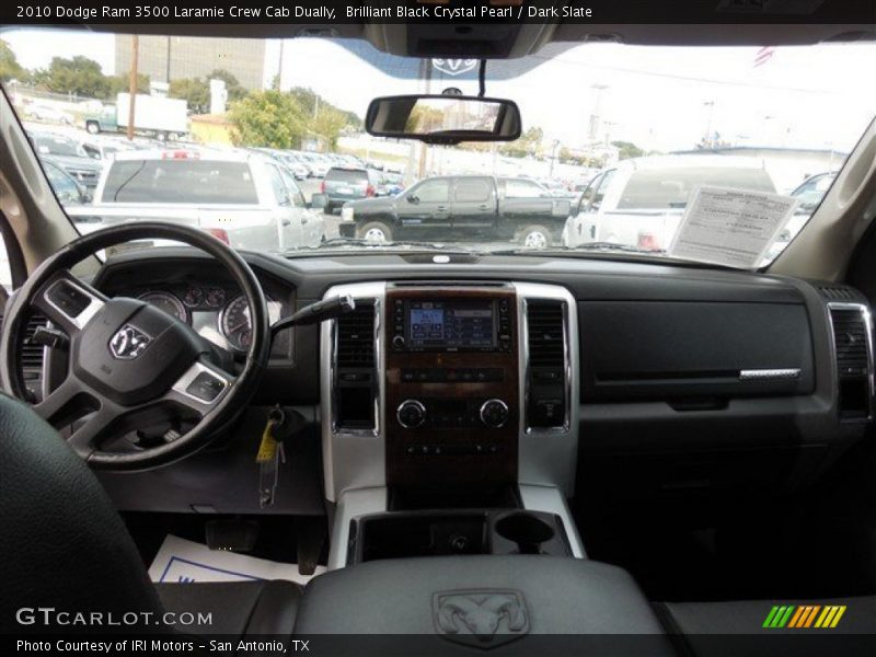 Brilliant Black Crystal Pearl / Dark Slate 2010 Dodge Ram 3500 Laramie Crew Cab Dually