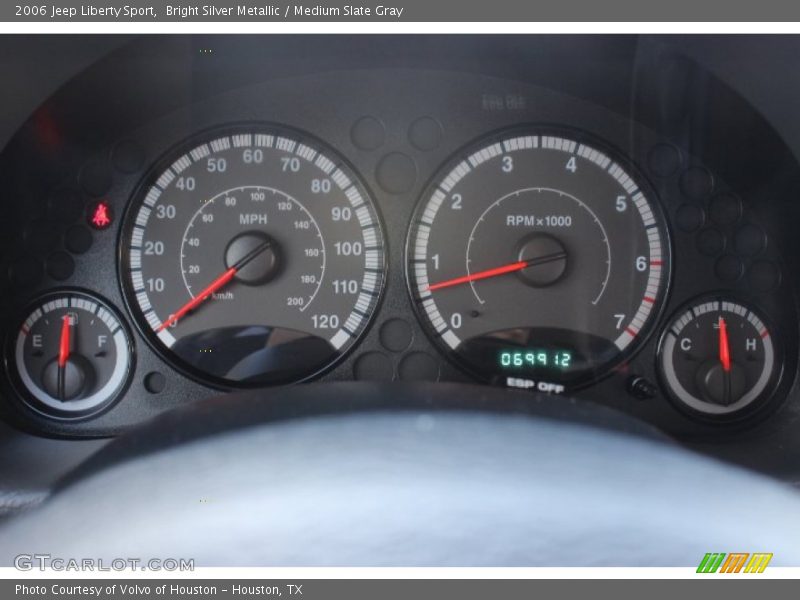 Bright Silver Metallic / Medium Slate Gray 2006 Jeep Liberty Sport