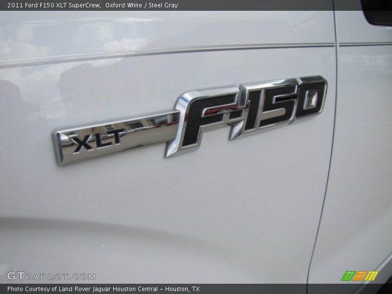 Oxford White / Steel Gray 2011 Ford F150 XLT SuperCrew