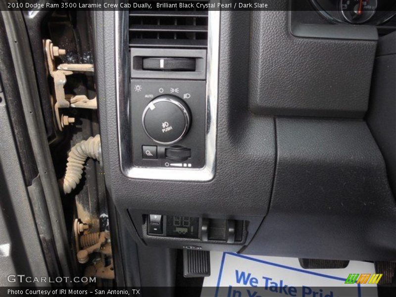 Brilliant Black Crystal Pearl / Dark Slate 2010 Dodge Ram 3500 Laramie Crew Cab Dually