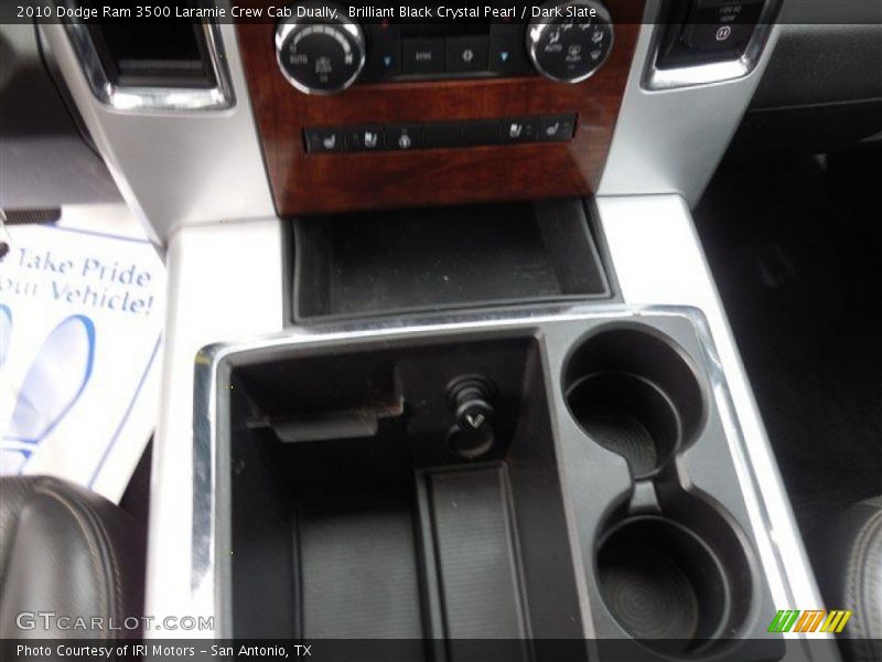 Brilliant Black Crystal Pearl / Dark Slate 2010 Dodge Ram 3500 Laramie Crew Cab Dually