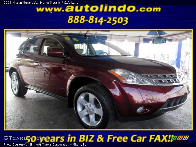 Merlot Metallic / Cafe Latte 2005 Nissan Murano SL