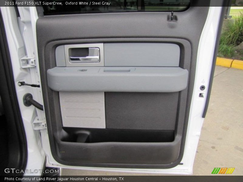 Oxford White / Steel Gray 2011 Ford F150 XLT SuperCrew