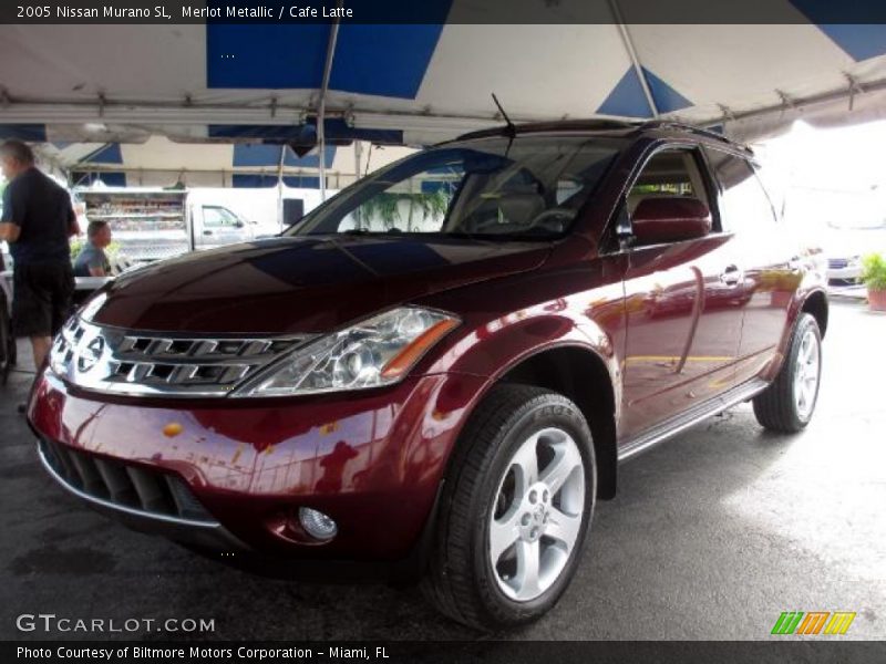 Merlot Metallic / Cafe Latte 2005 Nissan Murano SL