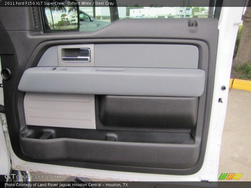 Oxford White / Steel Gray 2011 Ford F150 XLT SuperCrew