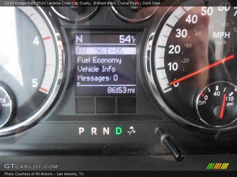 Brilliant Black Crystal Pearl / Dark Slate 2010 Dodge Ram 3500 Laramie Crew Cab Dually