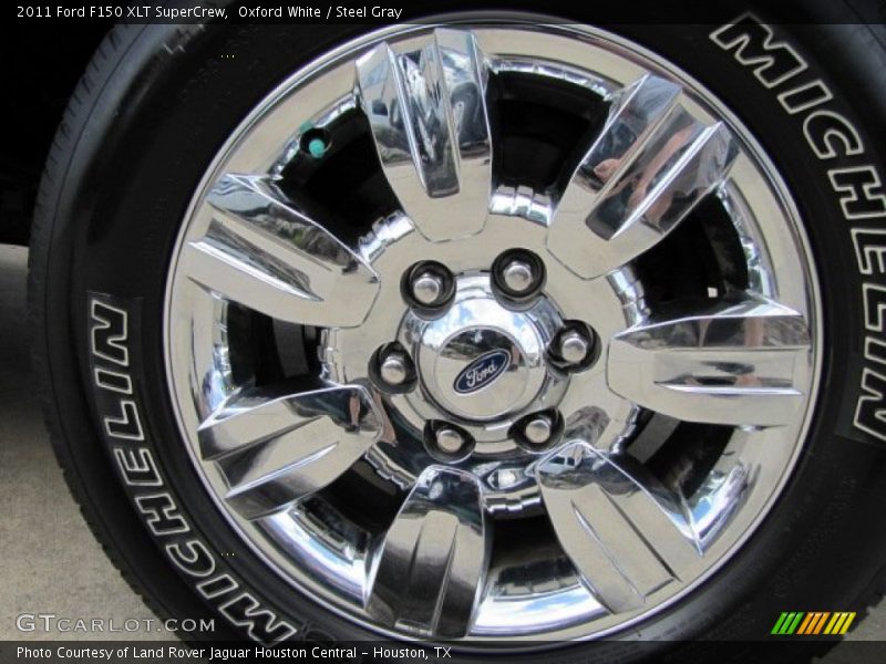 Oxford White / Steel Gray 2011 Ford F150 XLT SuperCrew