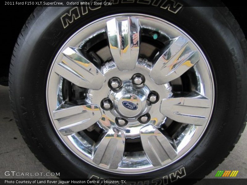 Oxford White / Steel Gray 2011 Ford F150 XLT SuperCrew