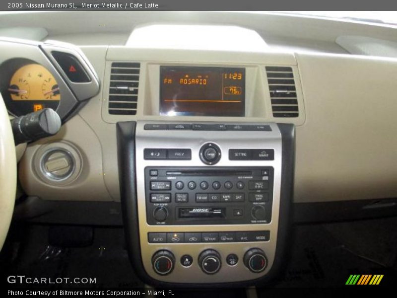 Merlot Metallic / Cafe Latte 2005 Nissan Murano SL