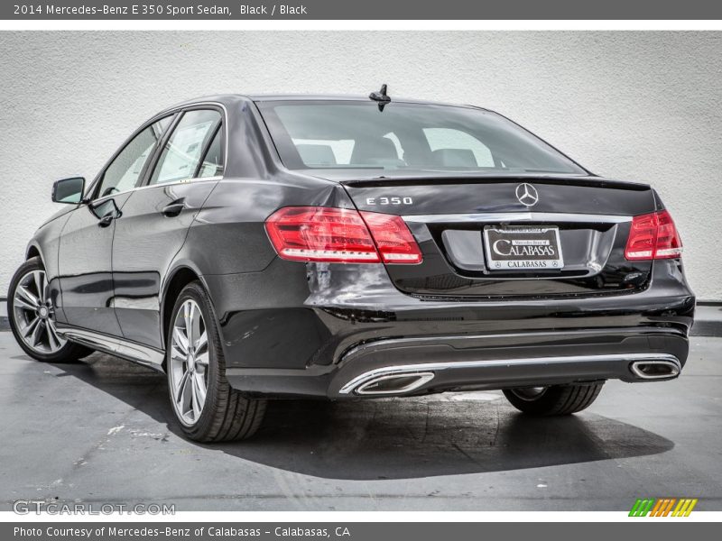 Black / Black 2014 Mercedes-Benz E 350 Sport Sedan