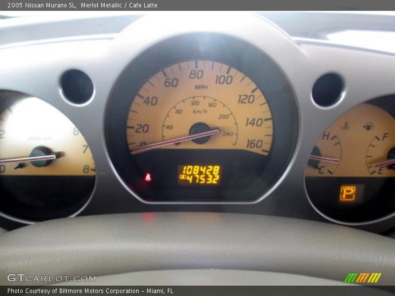 Merlot Metallic / Cafe Latte 2005 Nissan Murano SL