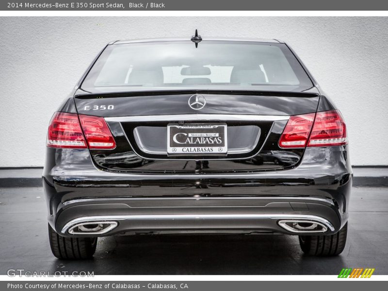 Black / Black 2014 Mercedes-Benz E 350 Sport Sedan