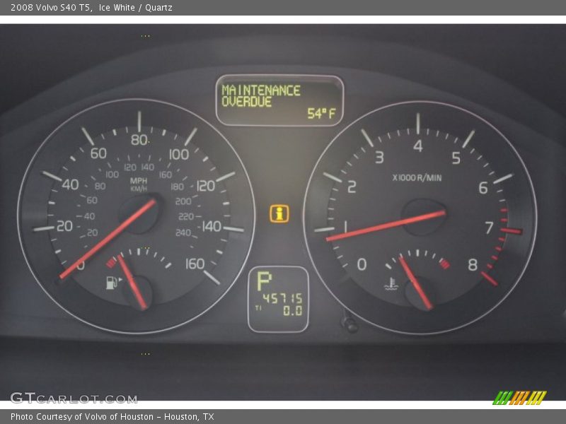  2008 S40 T5 T5 Gauges