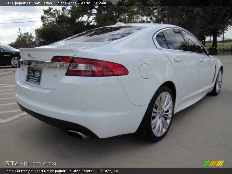 Polaris White / Warm Charcoal 2011 Jaguar XF Sport Sedan