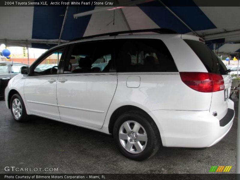 Arctic Frost White Pearl / Stone Gray 2004 Toyota Sienna XLE