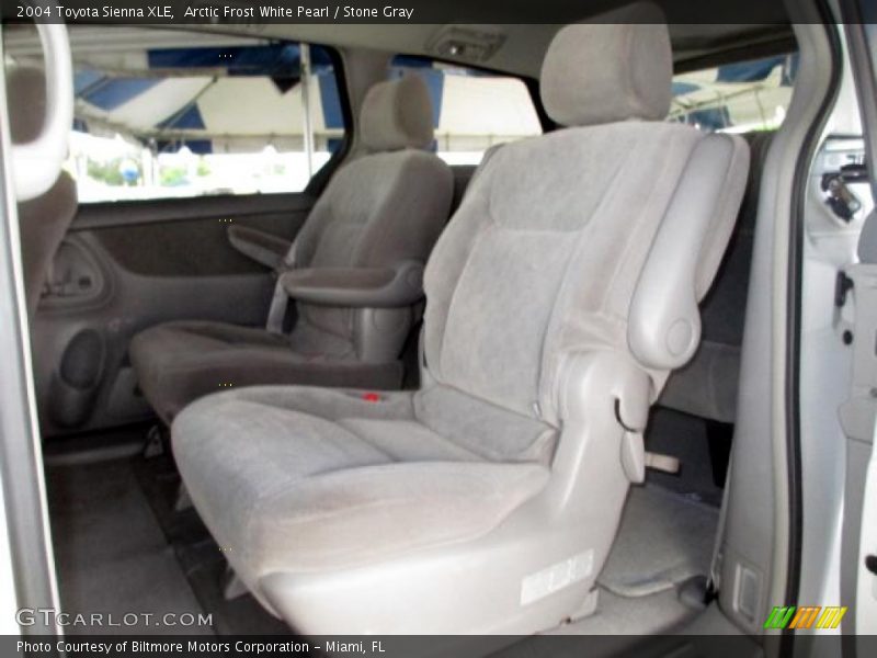 Arctic Frost White Pearl / Stone Gray 2004 Toyota Sienna XLE