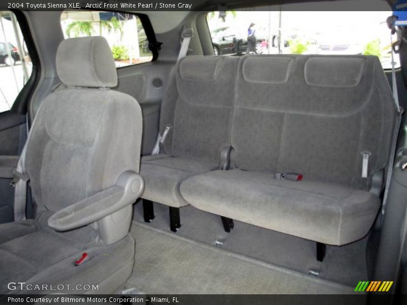 Arctic Frost White Pearl / Stone Gray 2004 Toyota Sienna XLE