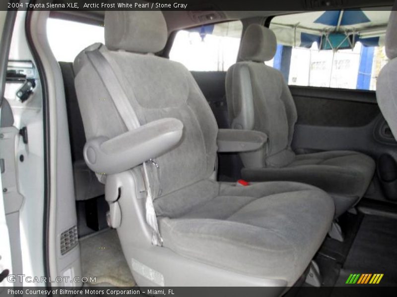 Arctic Frost White Pearl / Stone Gray 2004 Toyota Sienna XLE