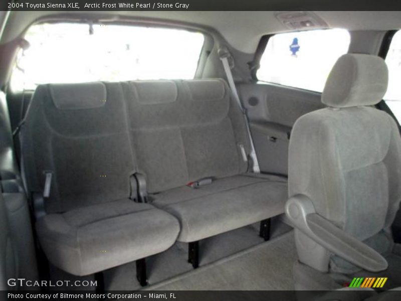 Arctic Frost White Pearl / Stone Gray 2004 Toyota Sienna XLE