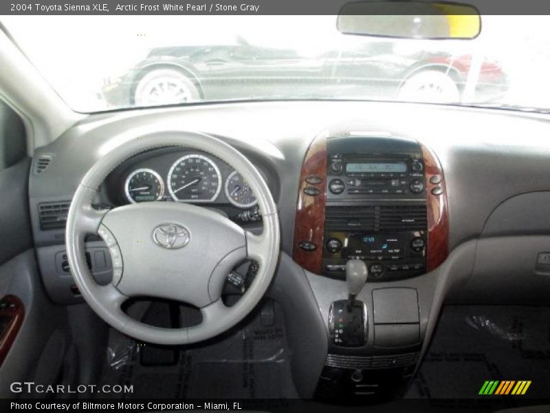 Arctic Frost White Pearl / Stone Gray 2004 Toyota Sienna XLE