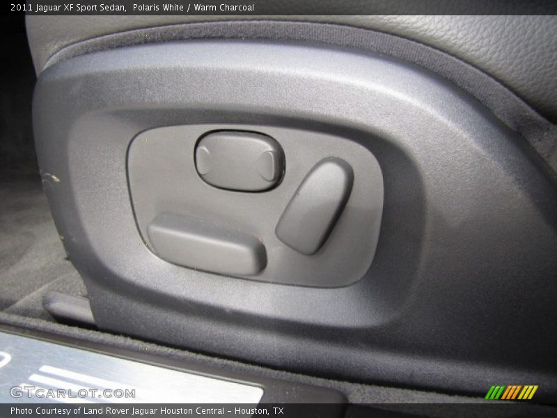 Polaris White / Warm Charcoal 2011 Jaguar XF Sport Sedan