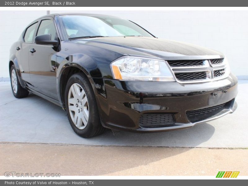 Black / Black 2012 Dodge Avenger SE