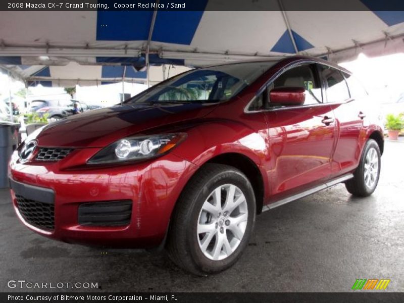 Copper Red Mica / Sand 2008 Mazda CX-7 Grand Touring