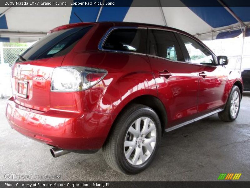 Copper Red Mica / Sand 2008 Mazda CX-7 Grand Touring