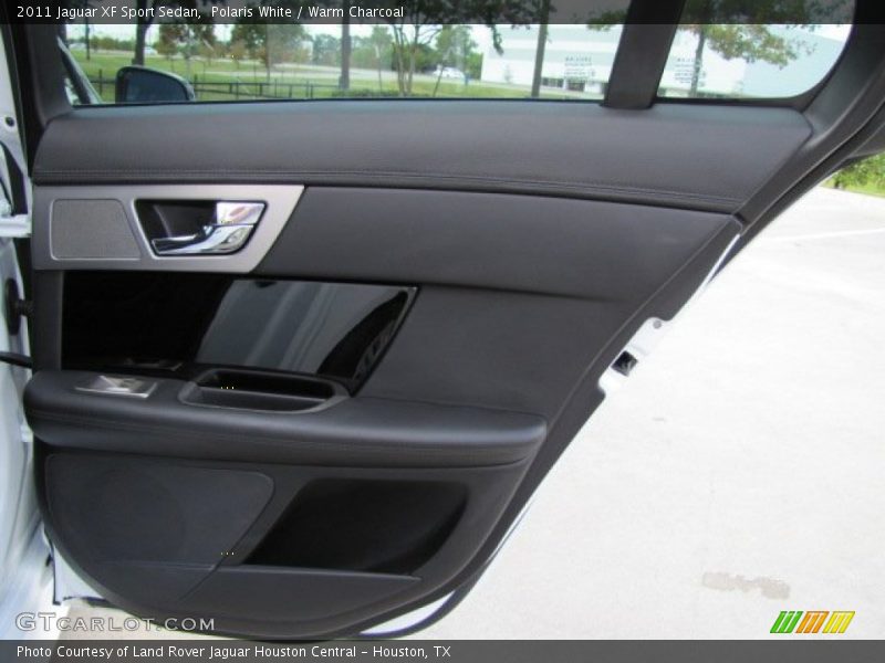 Polaris White / Warm Charcoal 2011 Jaguar XF Sport Sedan