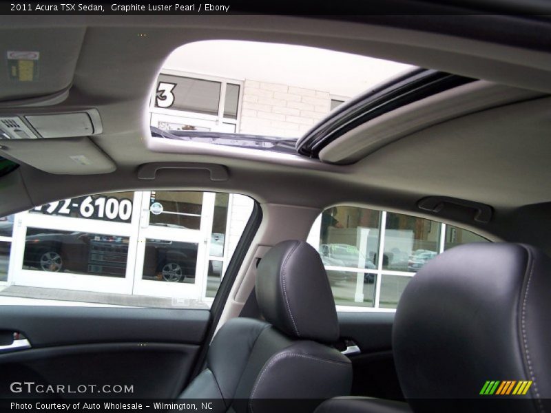 Graphite Luster Pearl / Ebony 2011 Acura TSX Sedan