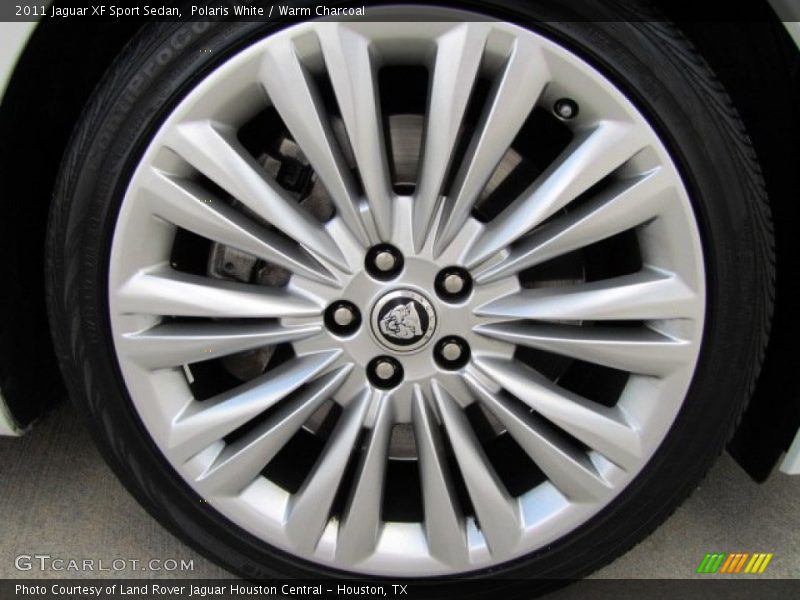 Polaris White / Warm Charcoal 2011 Jaguar XF Sport Sedan