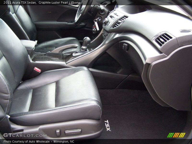 Graphite Luster Pearl / Ebony 2011 Acura TSX Sedan