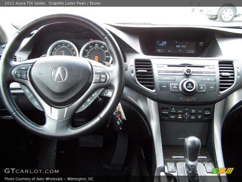 Graphite Luster Pearl / Ebony 2011 Acura TSX Sedan