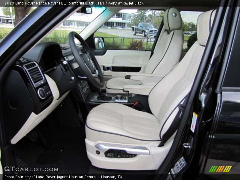 Santorini Black Pearl / Ivory White/Jet Black 2010 Land Rover Range Rover HSE