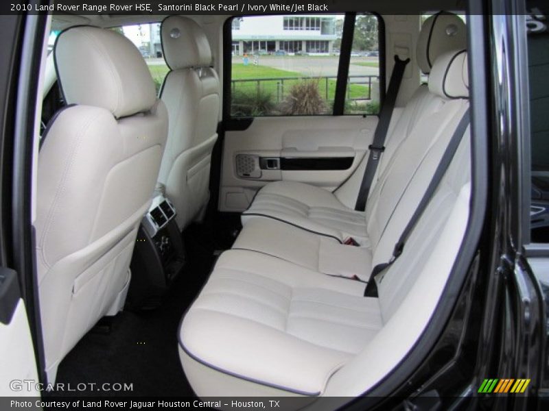 Santorini Black Pearl / Ivory White/Jet Black 2010 Land Rover Range Rover HSE