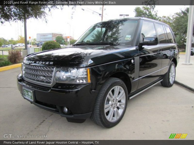 Santorini Black Pearl / Ivory White/Jet Black 2010 Land Rover Range Rover HSE