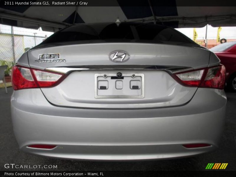 Radiant Silver / Gray 2011 Hyundai Sonata GLS