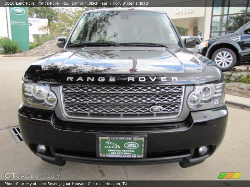 Santorini Black Pearl / Ivory White/Jet Black 2010 Land Rover Range Rover HSE